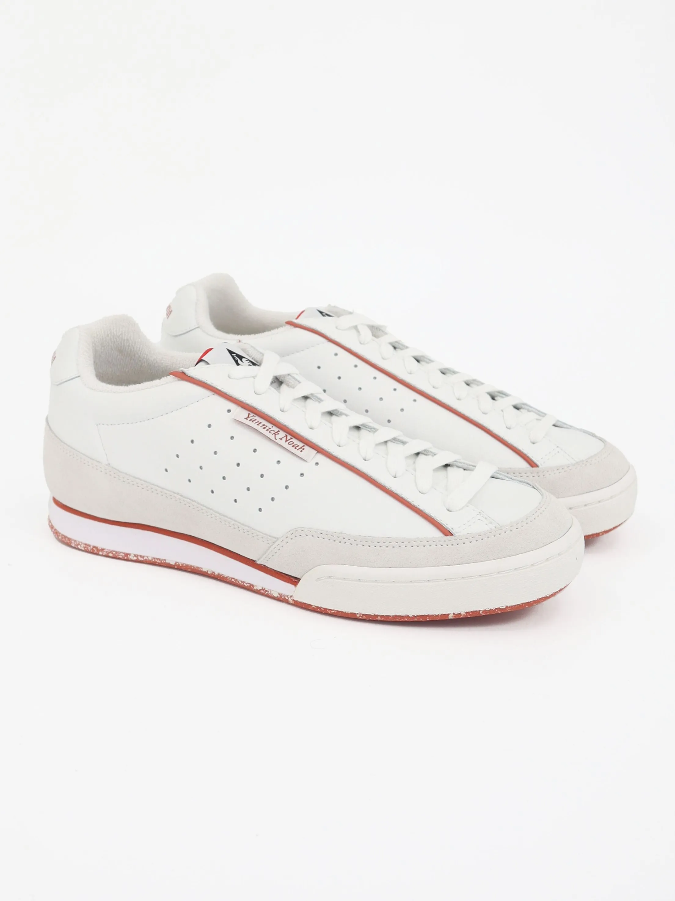 Men's Textured Sneakers,White