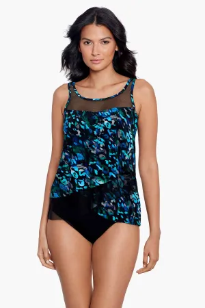 Mirage Tankini Top in Sophisticat