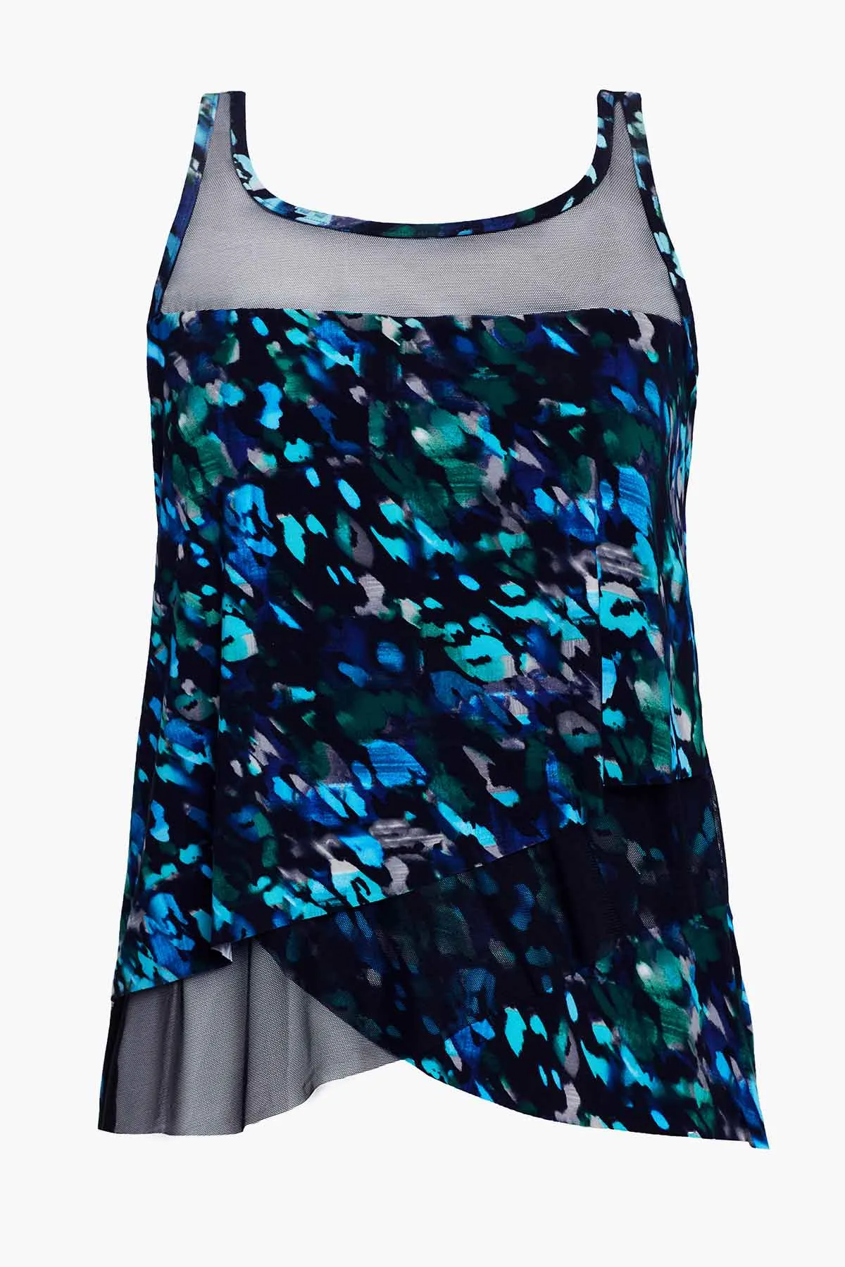 Mirage Tankini Top in Sophisticat