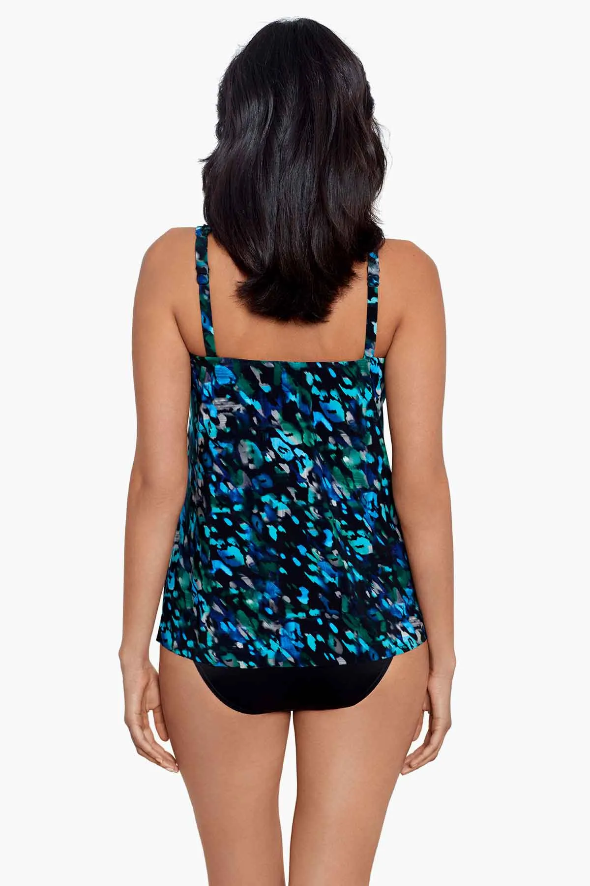 Mirage Tankini Top in Sophisticat