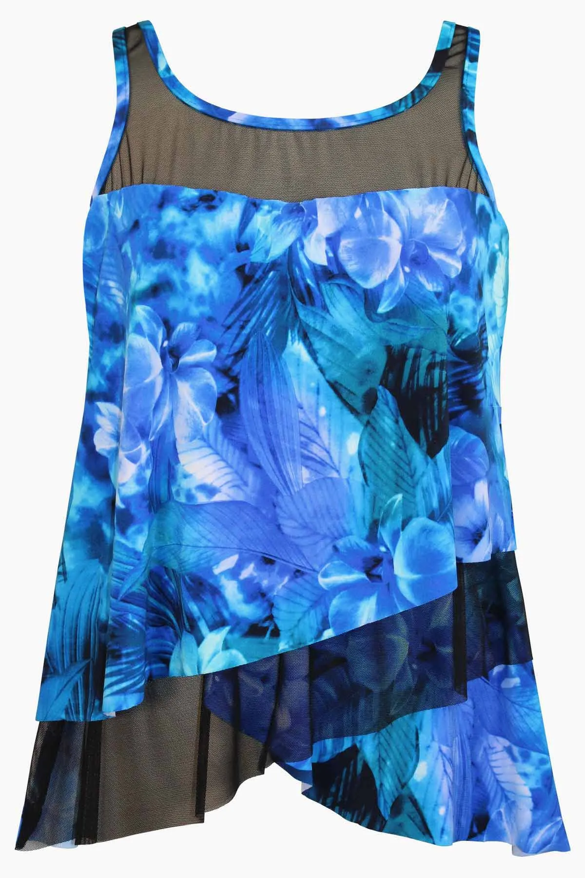 Mirage Tankini Top in Sous Marine