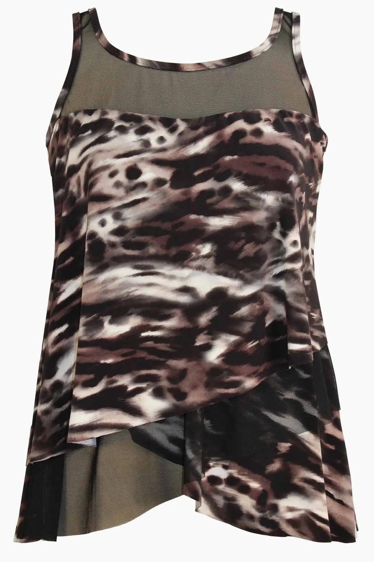 Mirage Tankini Top in Tempest