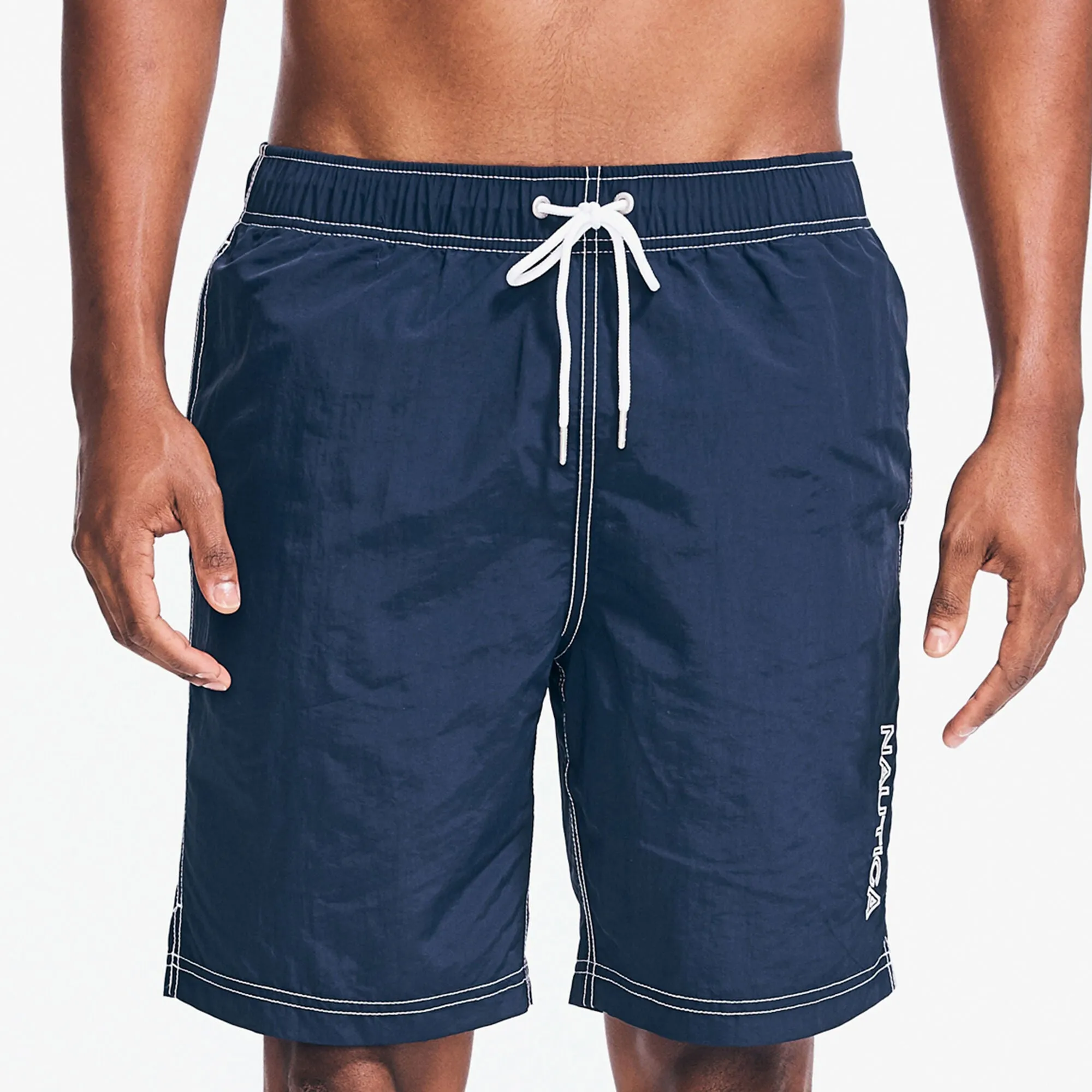 Nautica Mens 8" Quick-Dry Swim