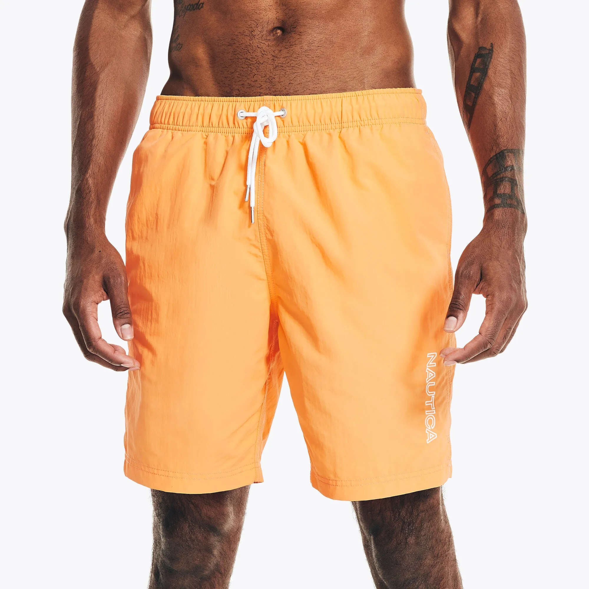 Nautica Mens 8" Quick-Dry Swim