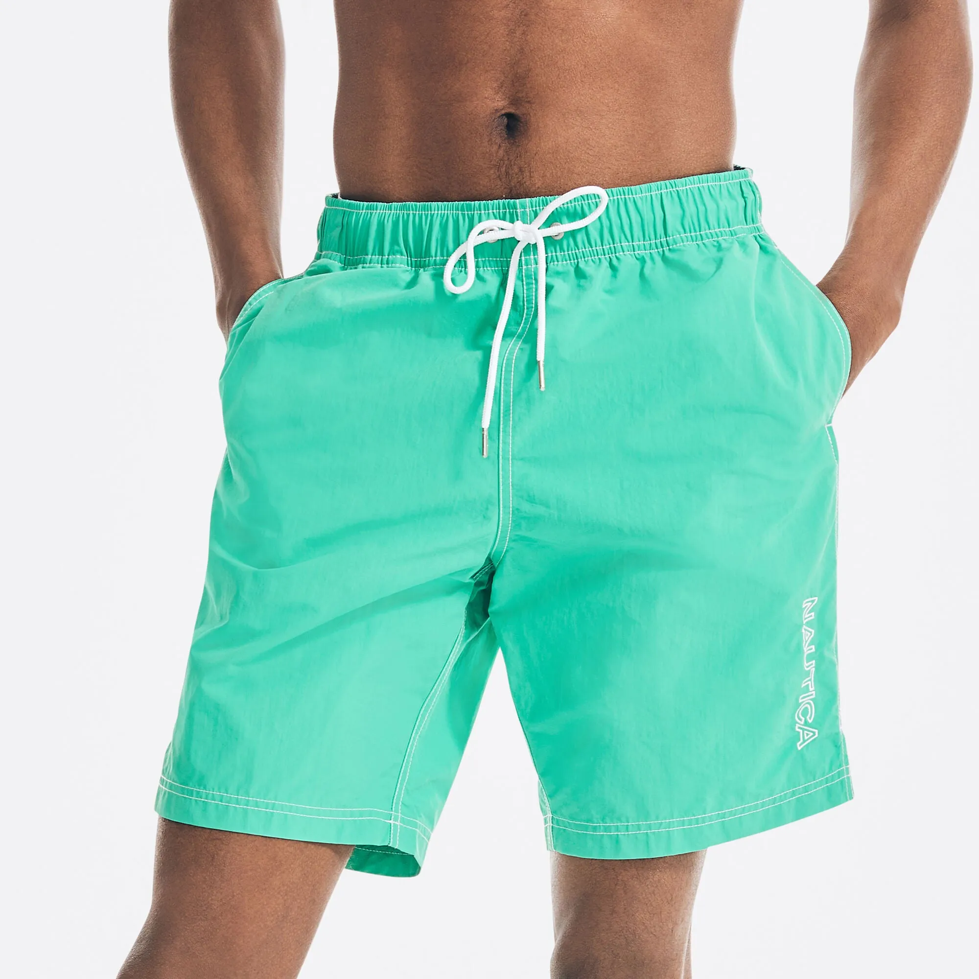 Nautica Mens 8" Quick-Dry Swim