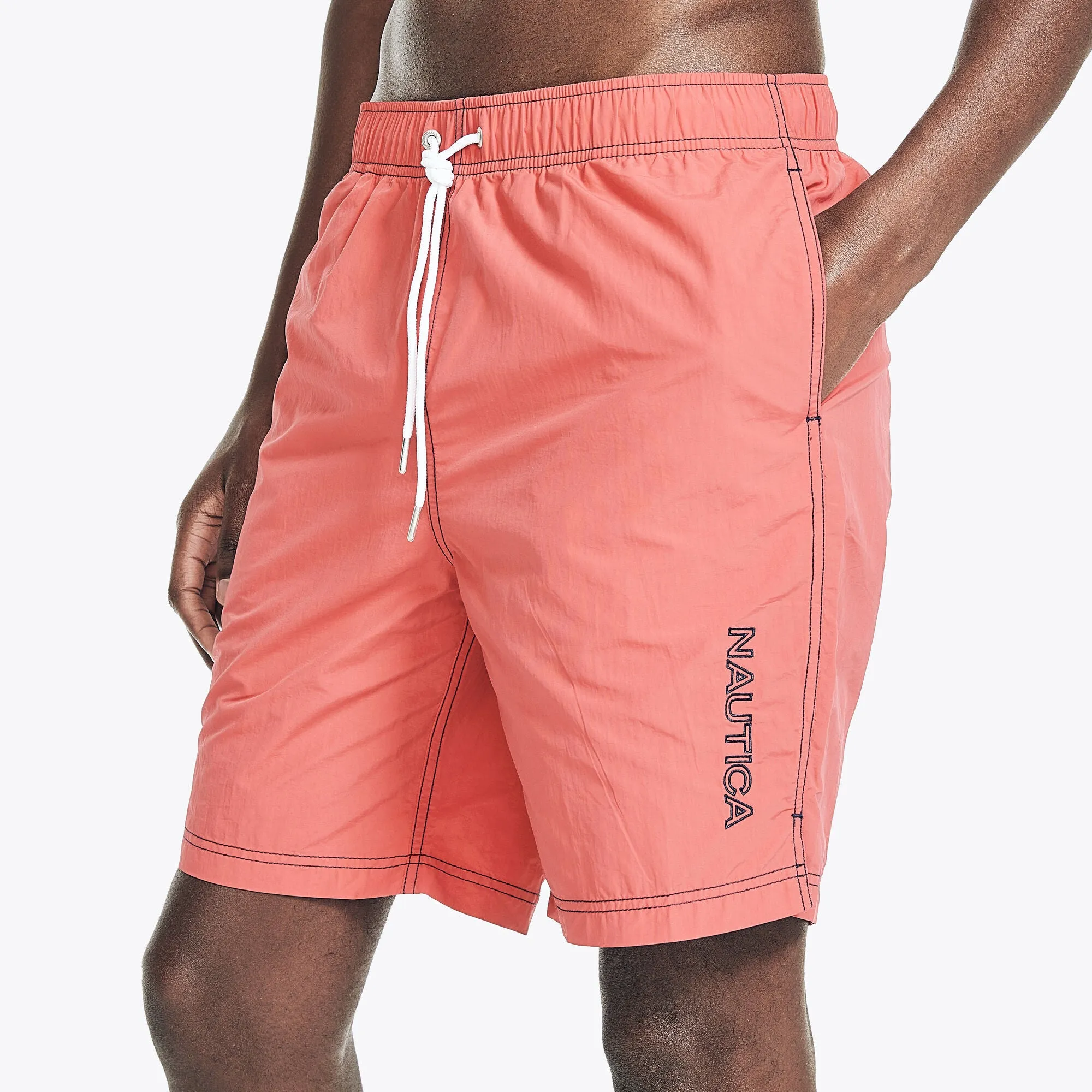 Nautica Mens 8" Quick-Dry Swim