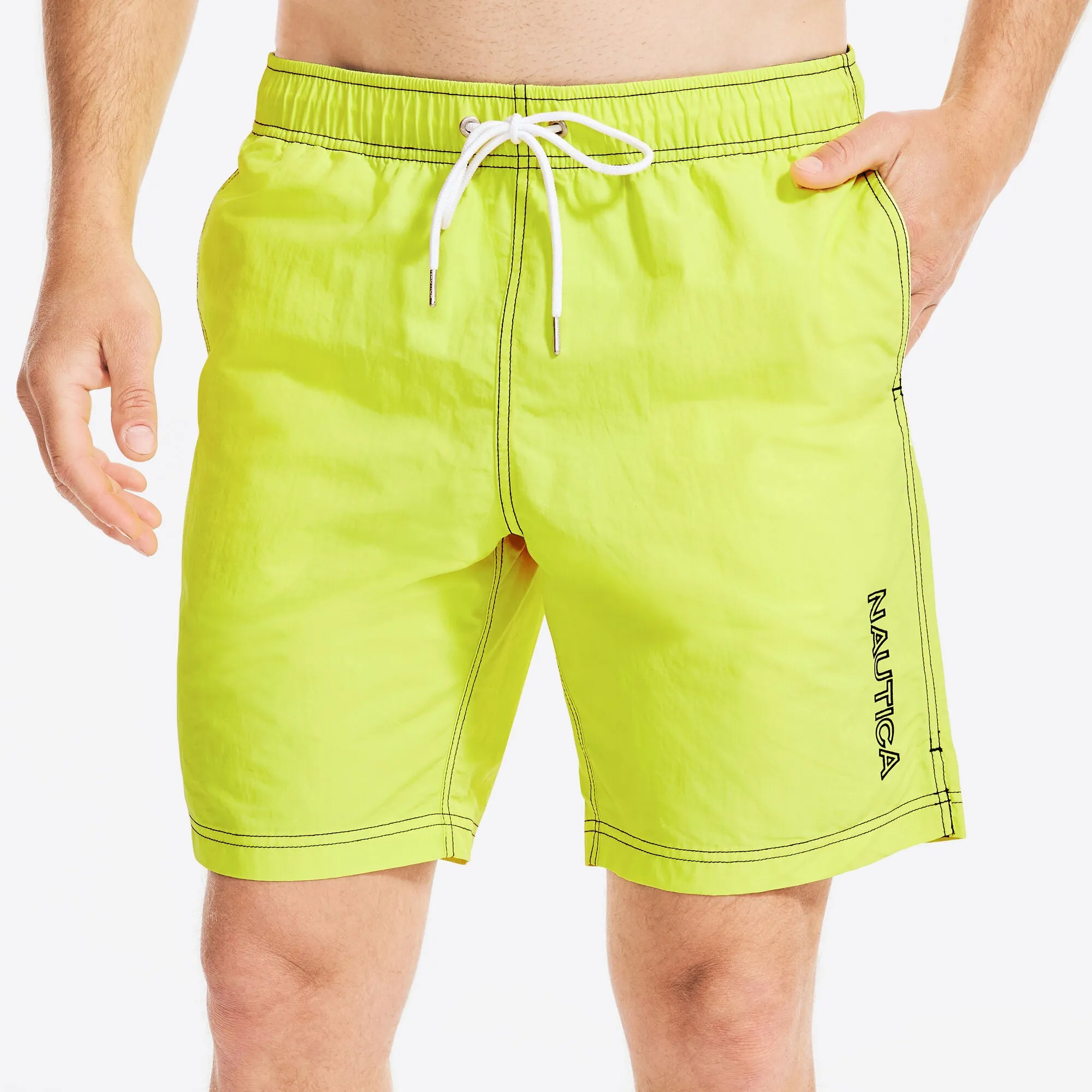 Nautica Mens 8" Quick-Dry Swim