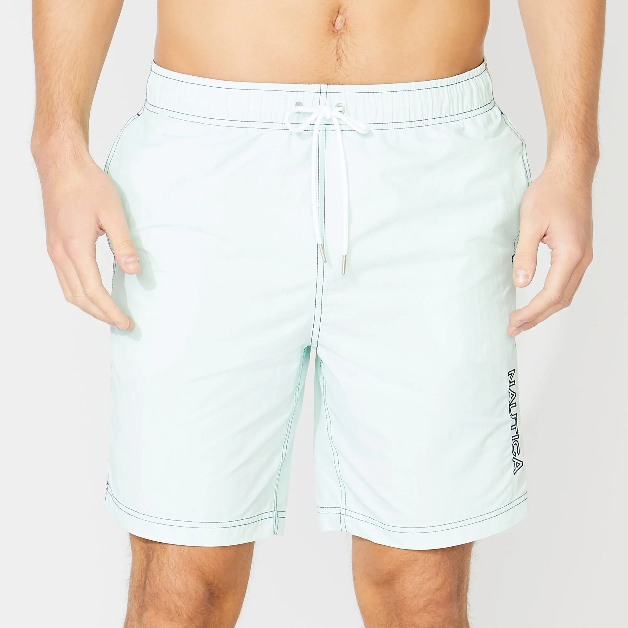 Nautica Mens 8" Quick-Dry Swim