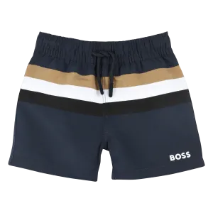 Navy Neutral Block Swim Shorts