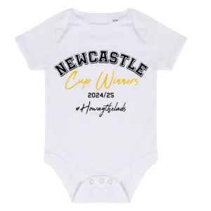 Newcastle United Cup Winners Howay 2024/25 Baby Vest