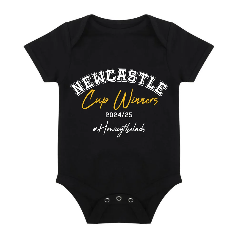 Newcastle United Cup Winners Howay 2024/25 Baby Vest