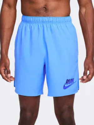 Nike Challenger Run Energy Men Running Short Blue