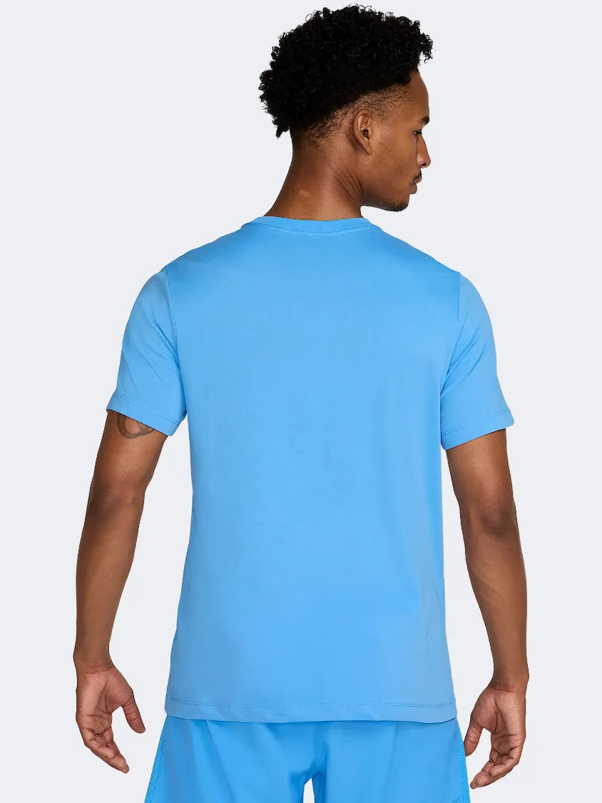 Nike Dri-Fit Men Running T-Shirt Blue