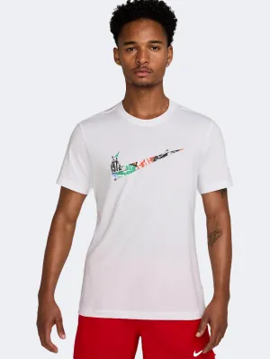 Nike Dri-Fit Men Running T-Shirt White