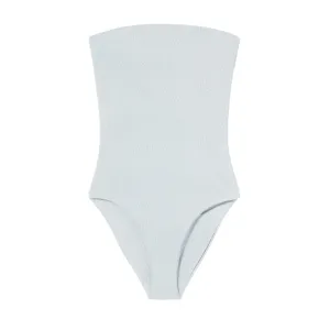 Nori One Piece | White Terry Sheen JADE SWIM