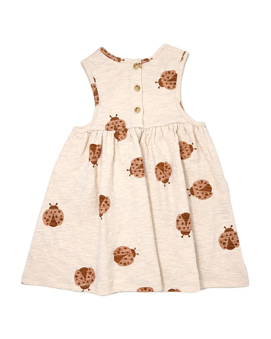oh baby! Ladybug Print Slub Tank Dress