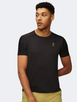 On Performance Men Running T-Shirt Black/Eclipse