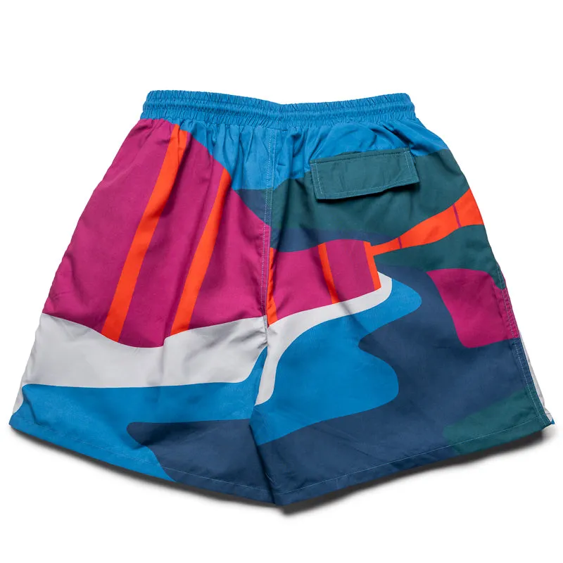 Parra The Festival Fence Swim Shorts - Blue