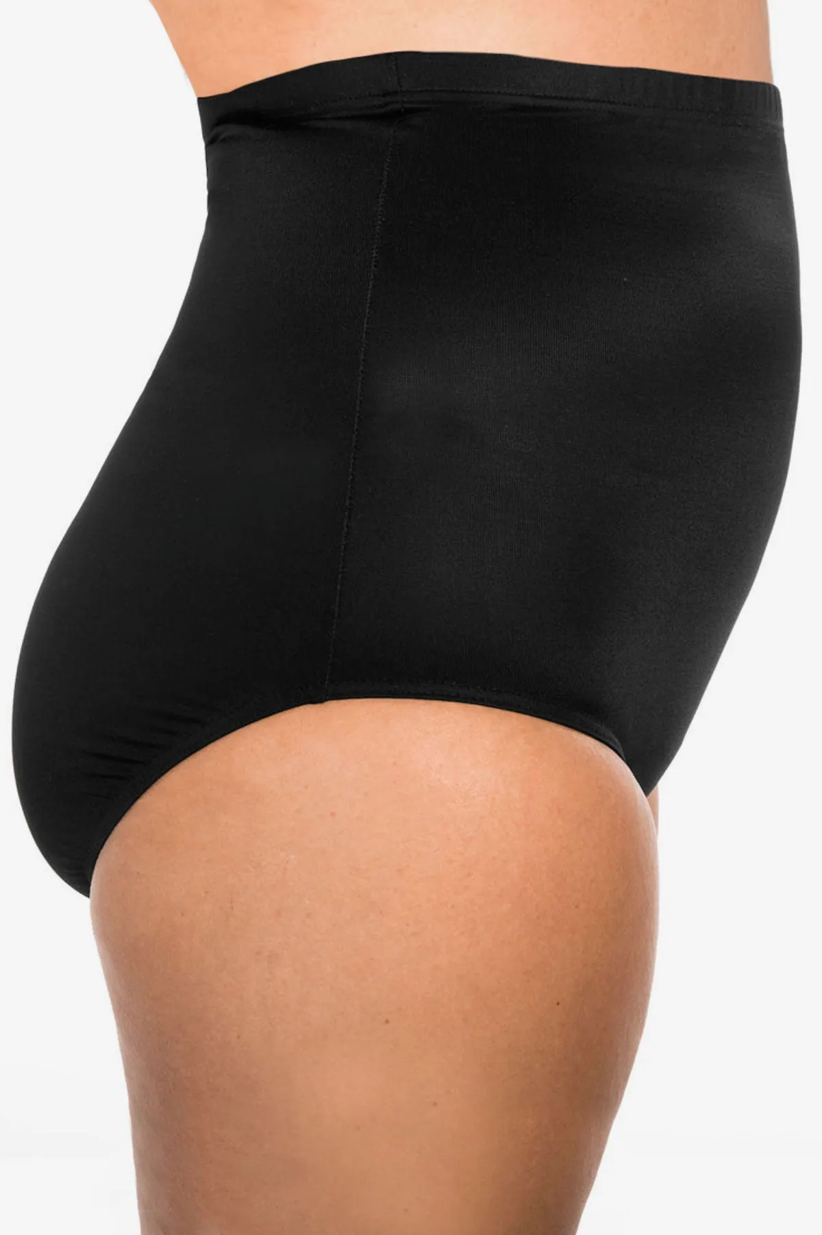 Plus Size High Waist Swim Bottom