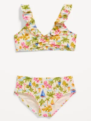 Printed Bikini Swim Set for Girls