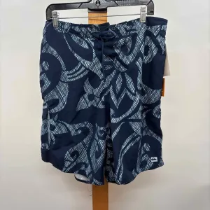 Quicksilver Men's Size L Blue Scroll New with Tags Swim Trunks