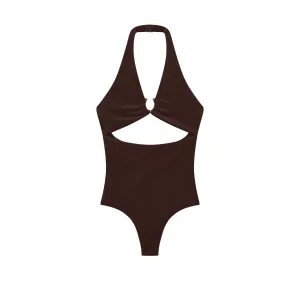 Ryla One Piece | Espresso Terry Sheen JADE SWIM