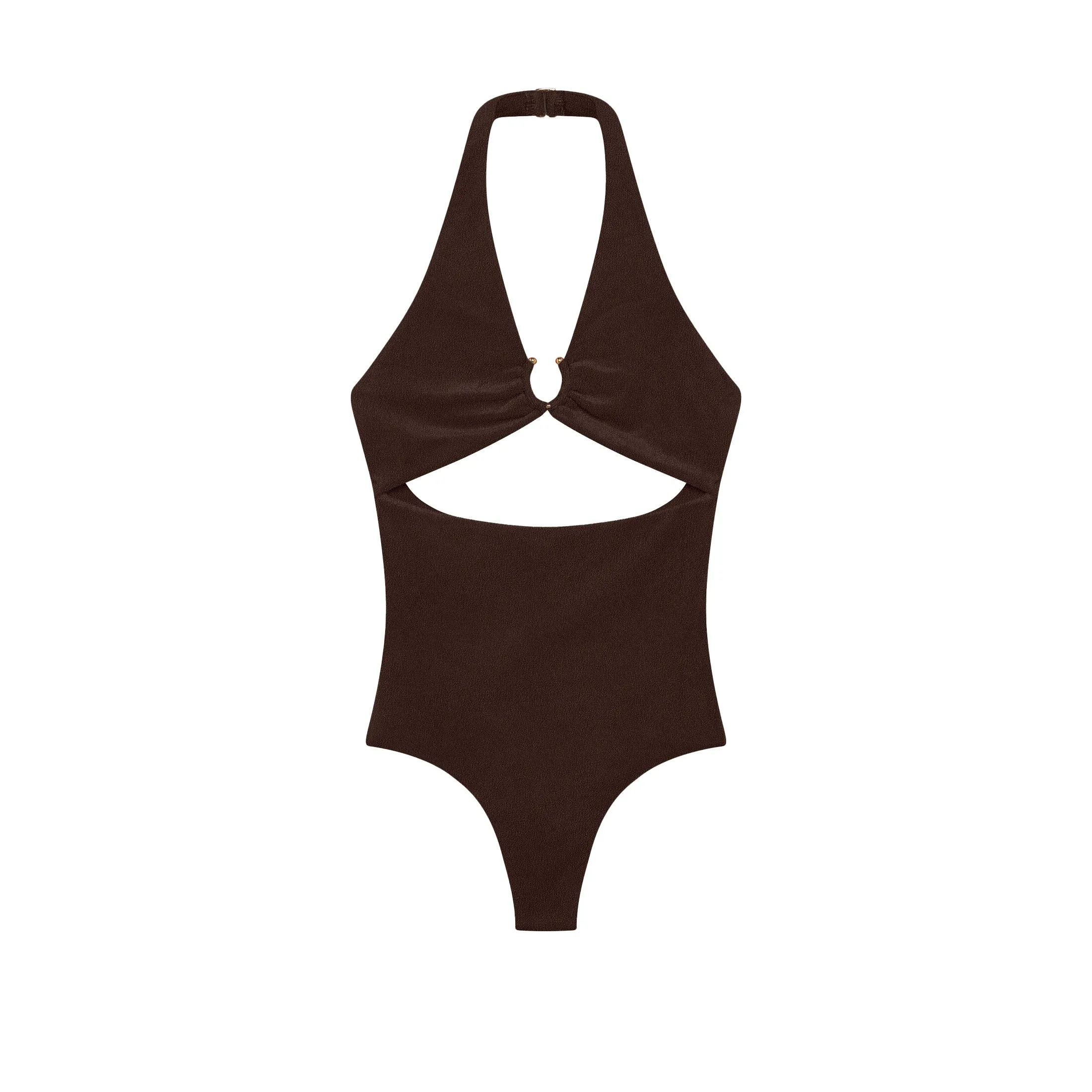 Ryla One Piece | Espresso Terry Sheen JADE SWIM