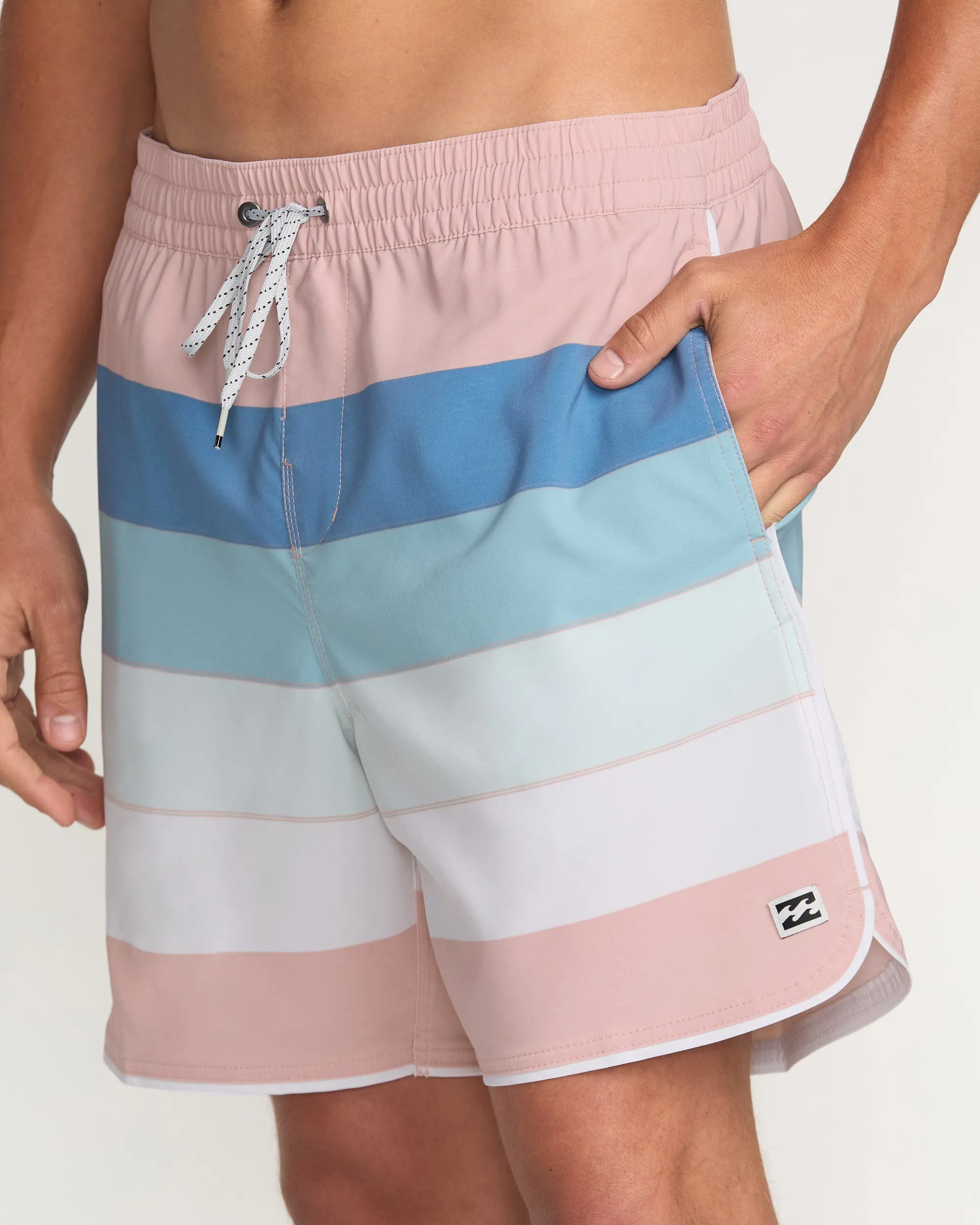 Sandbar Laybacks 17" Trunks - Dusty Pink Billabong