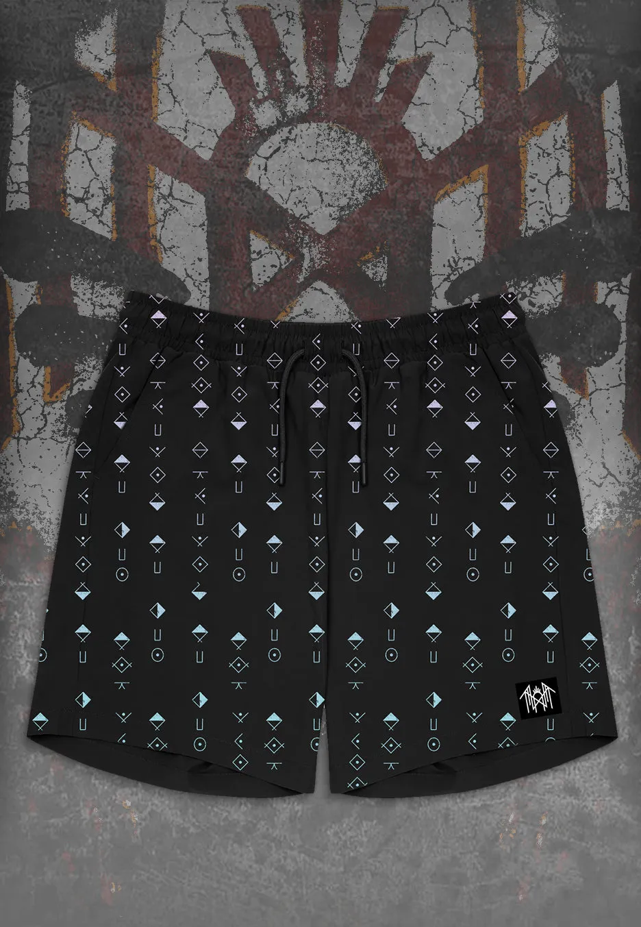 Sleep Token - Alphabet Symbol Swim - Shorts