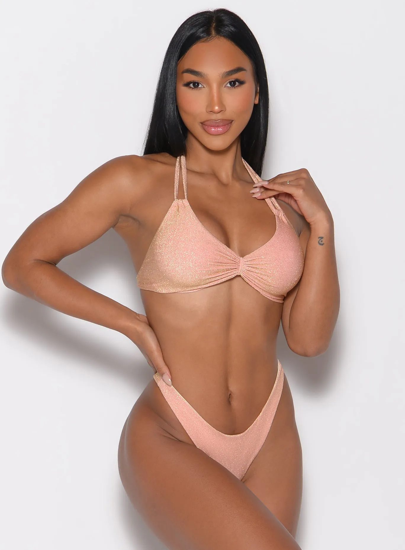 Sunkissed Sparkle Bikini Top Bombshell