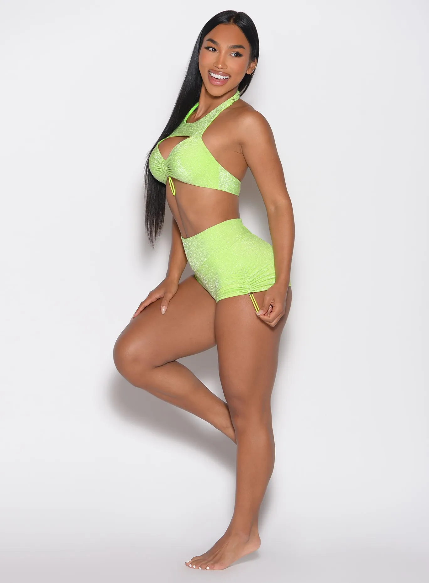 Sunkissed Sparkle Swim Shorts Bombshell