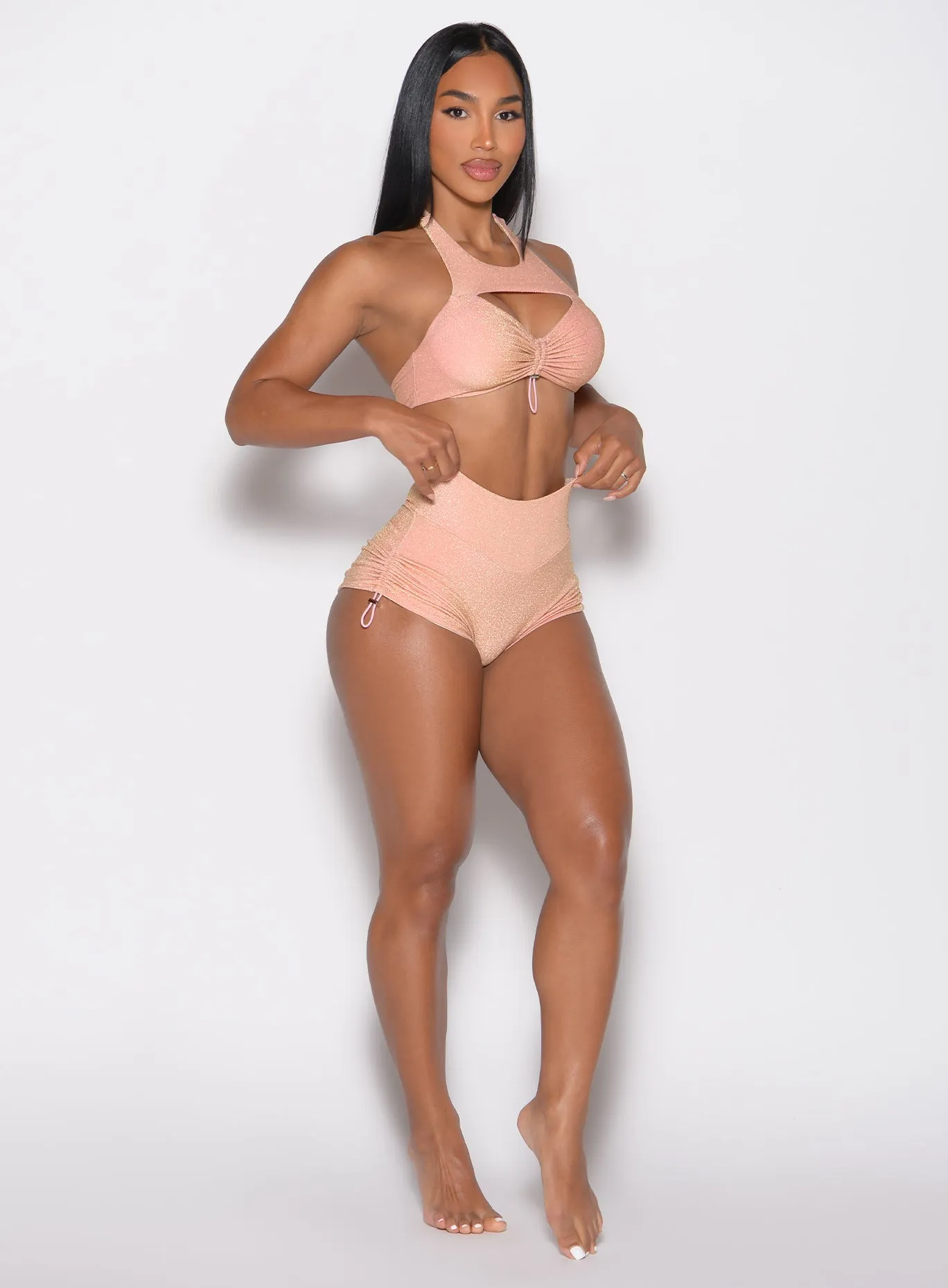 Sunkissed Sparkle Swim Shorts Bombshell