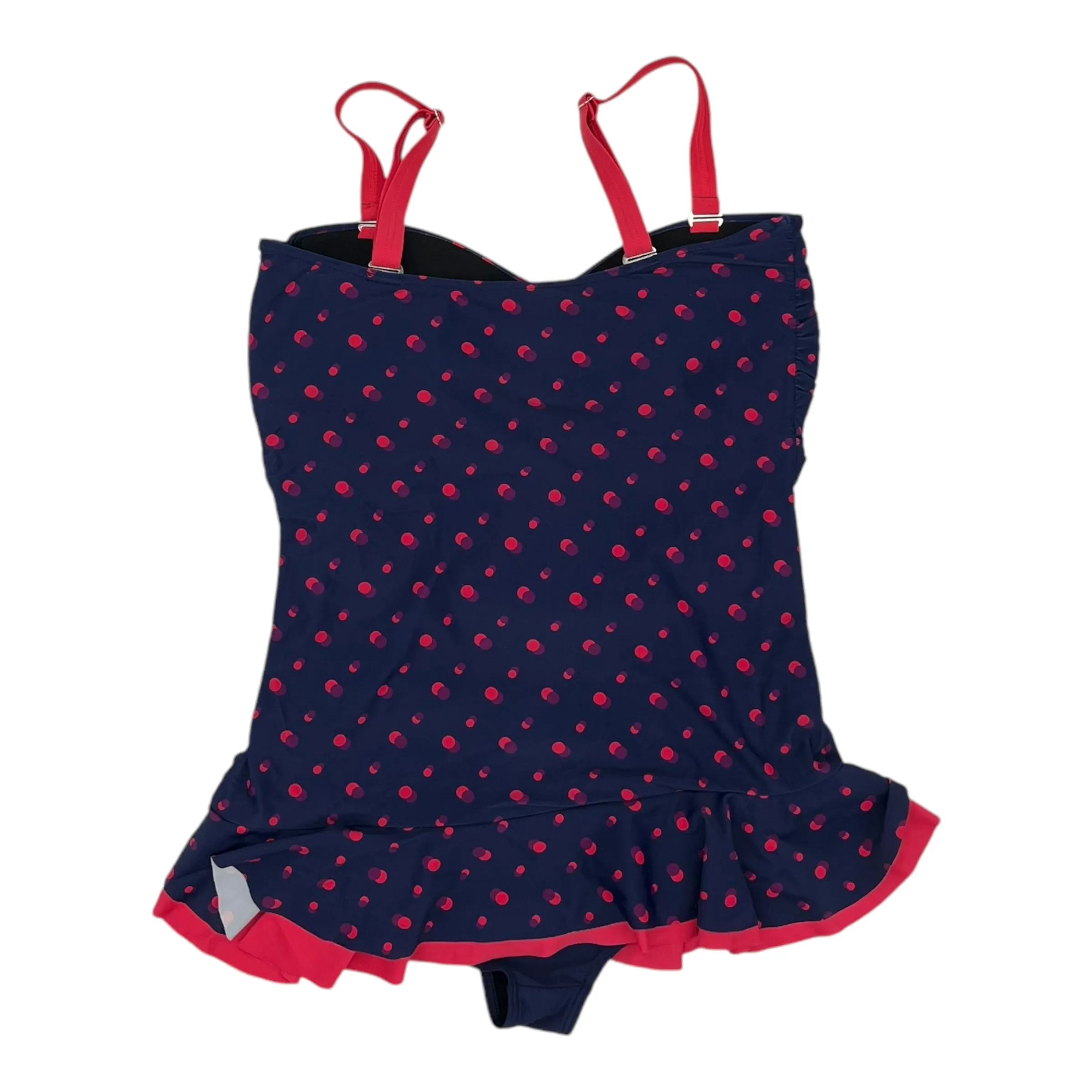 Swimsuit By Clothes Mentor In Polkadot Pattern, Size:Xl