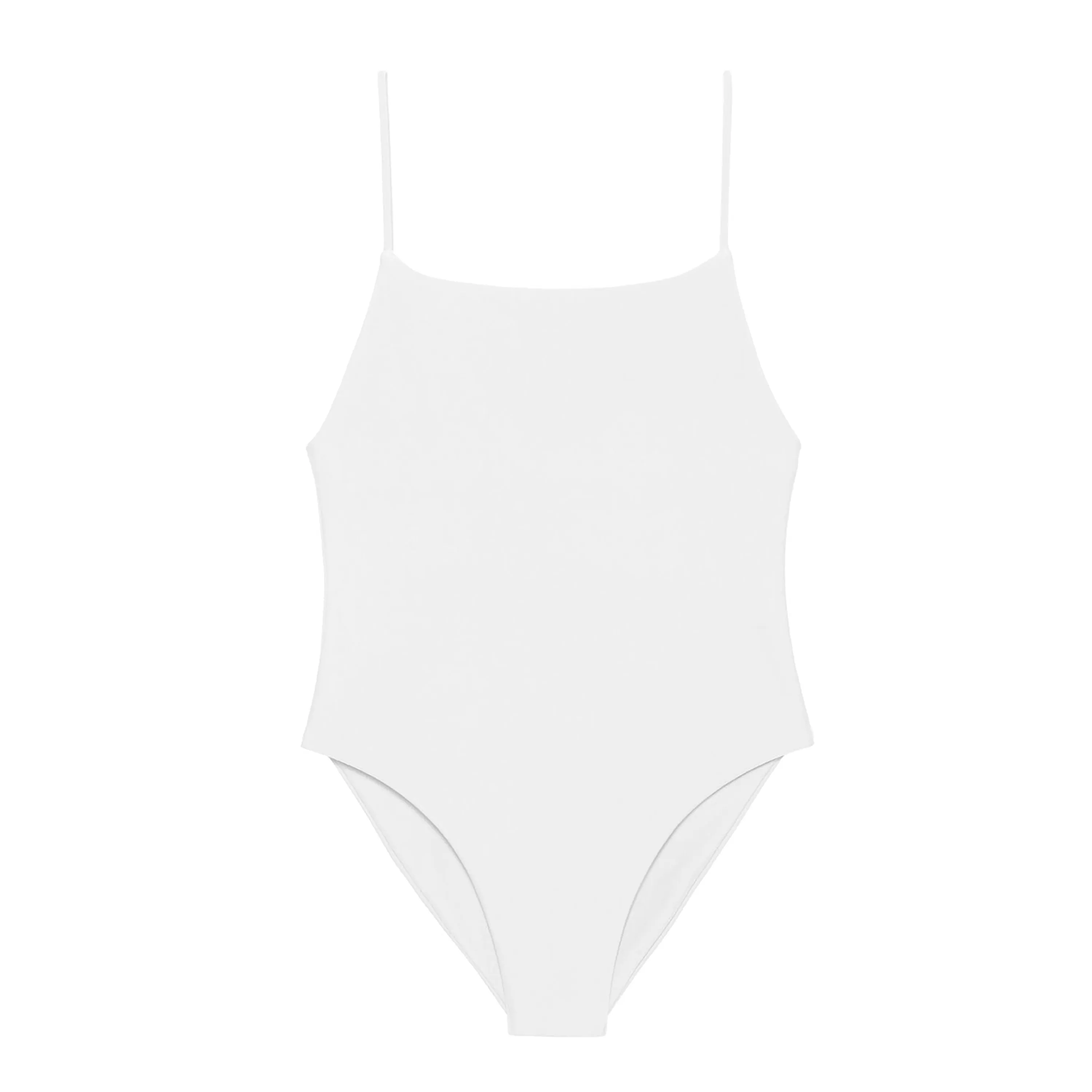 Trophy One Piece | White Matte JADE SWIM