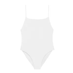 Trophy One Piece | White Matte JADE SWIM