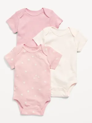 Unisex Bodysuit 3-Pack for Baby Old-Navy