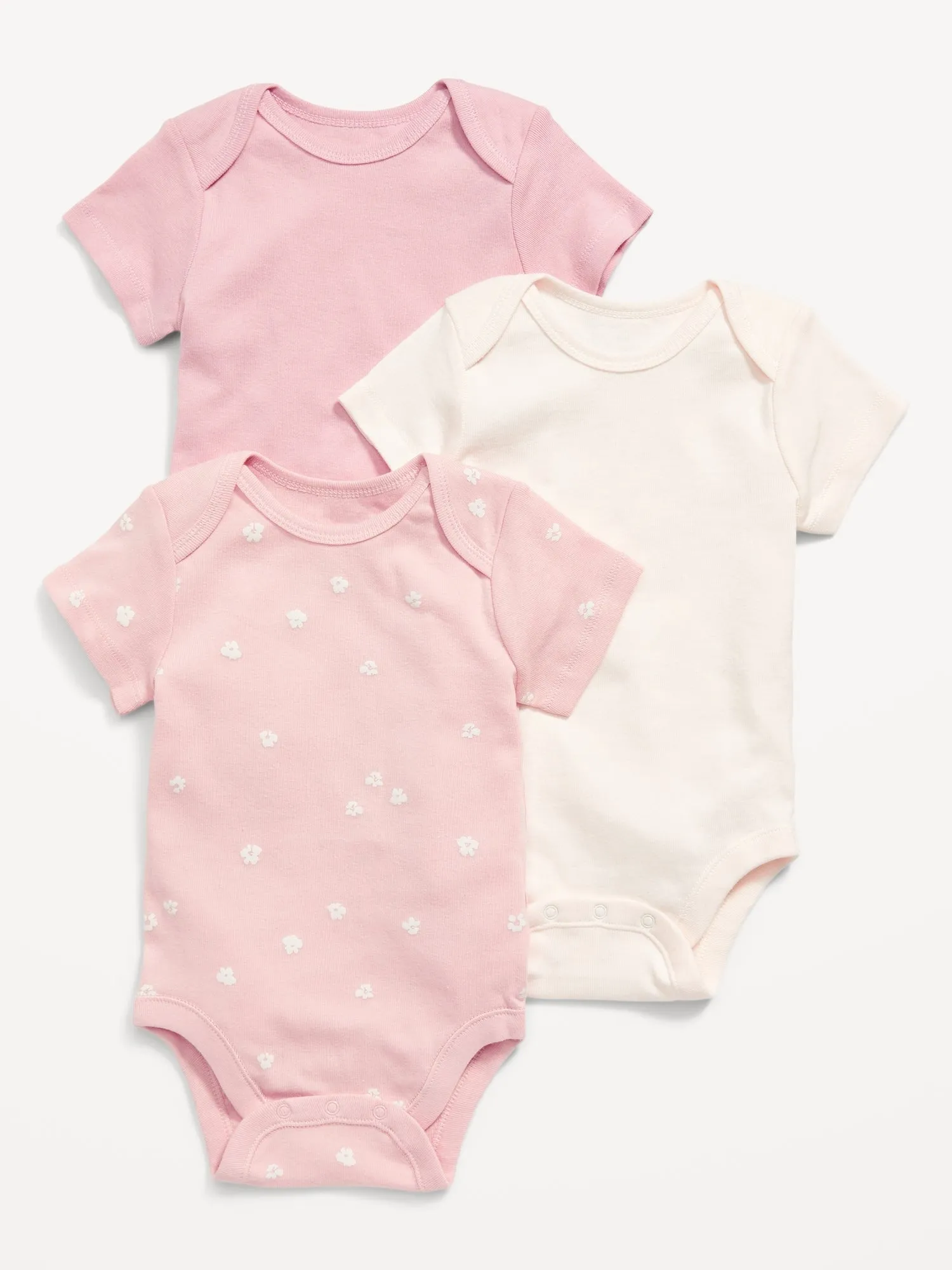Unisex Bodysuit 3-Pack for Baby Old-Navy