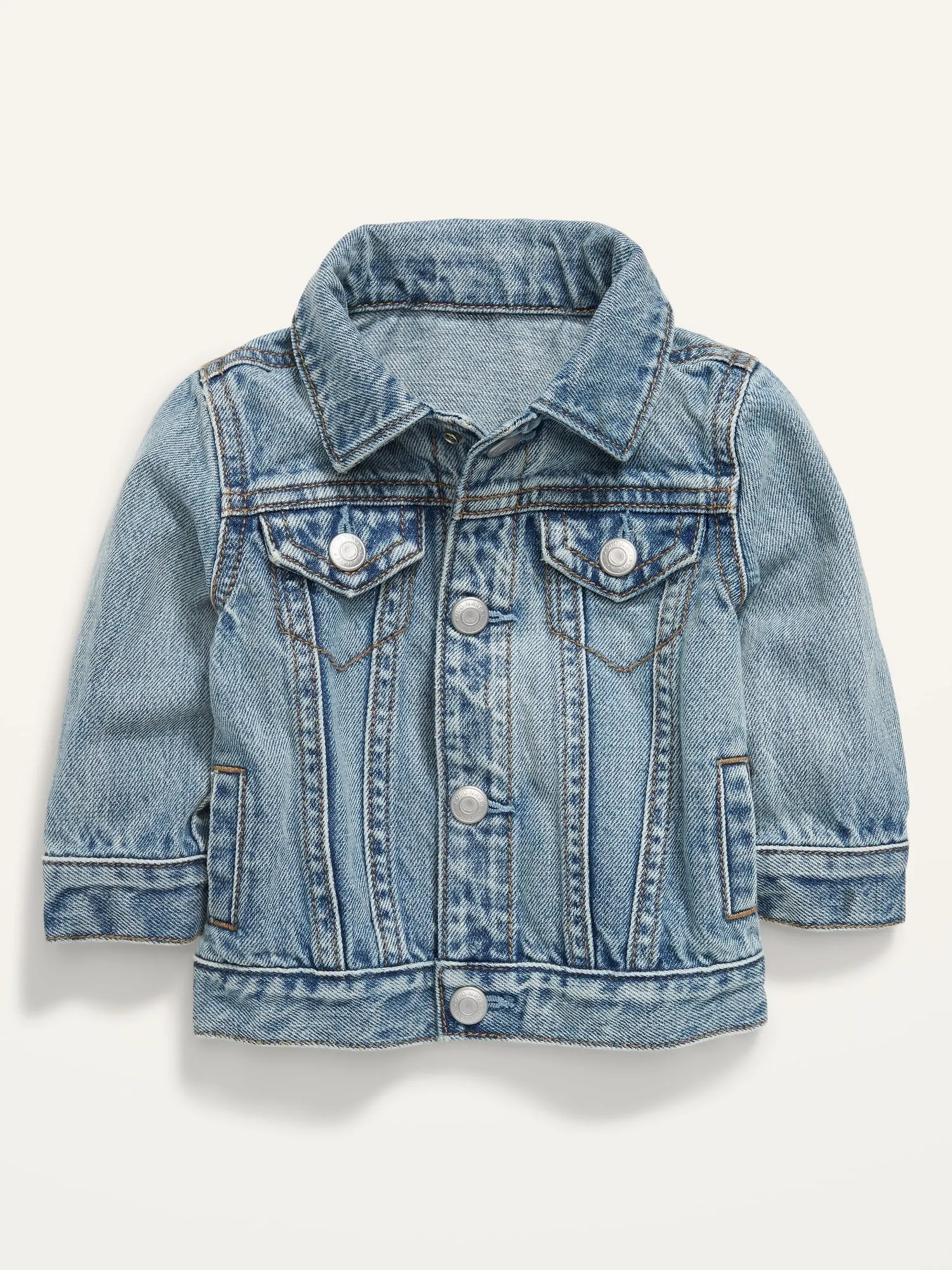 Unisex Light-Wash Jean Jacket for Baby Old-Navy