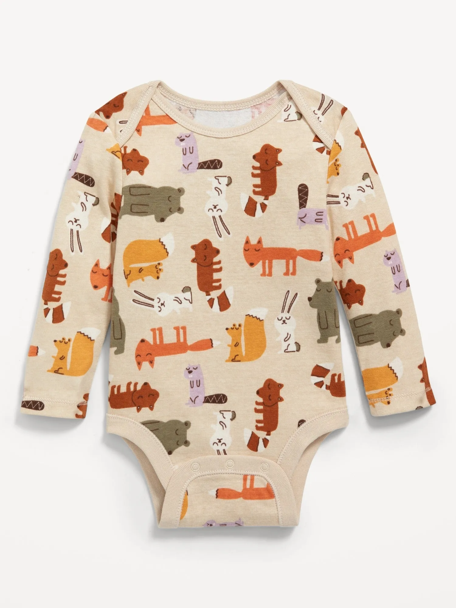 Unisex Long-Sleeve Printed Bodysuit for Baby Old-Navy