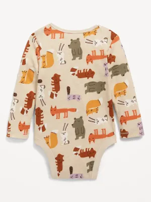 Unisex Long-Sleeve Printed Bodysuit for Baby Old-Navy