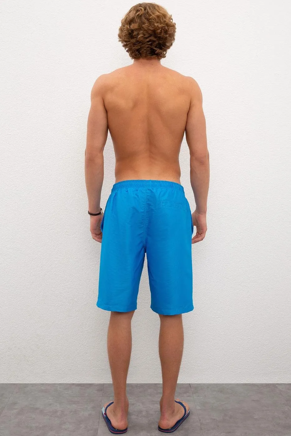 US Polo Assn. Long Swim Short USPA Logo - Men