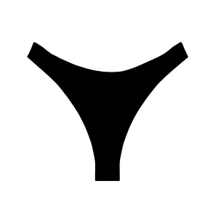 Vera Bottom | Black Matte JADE SWIM