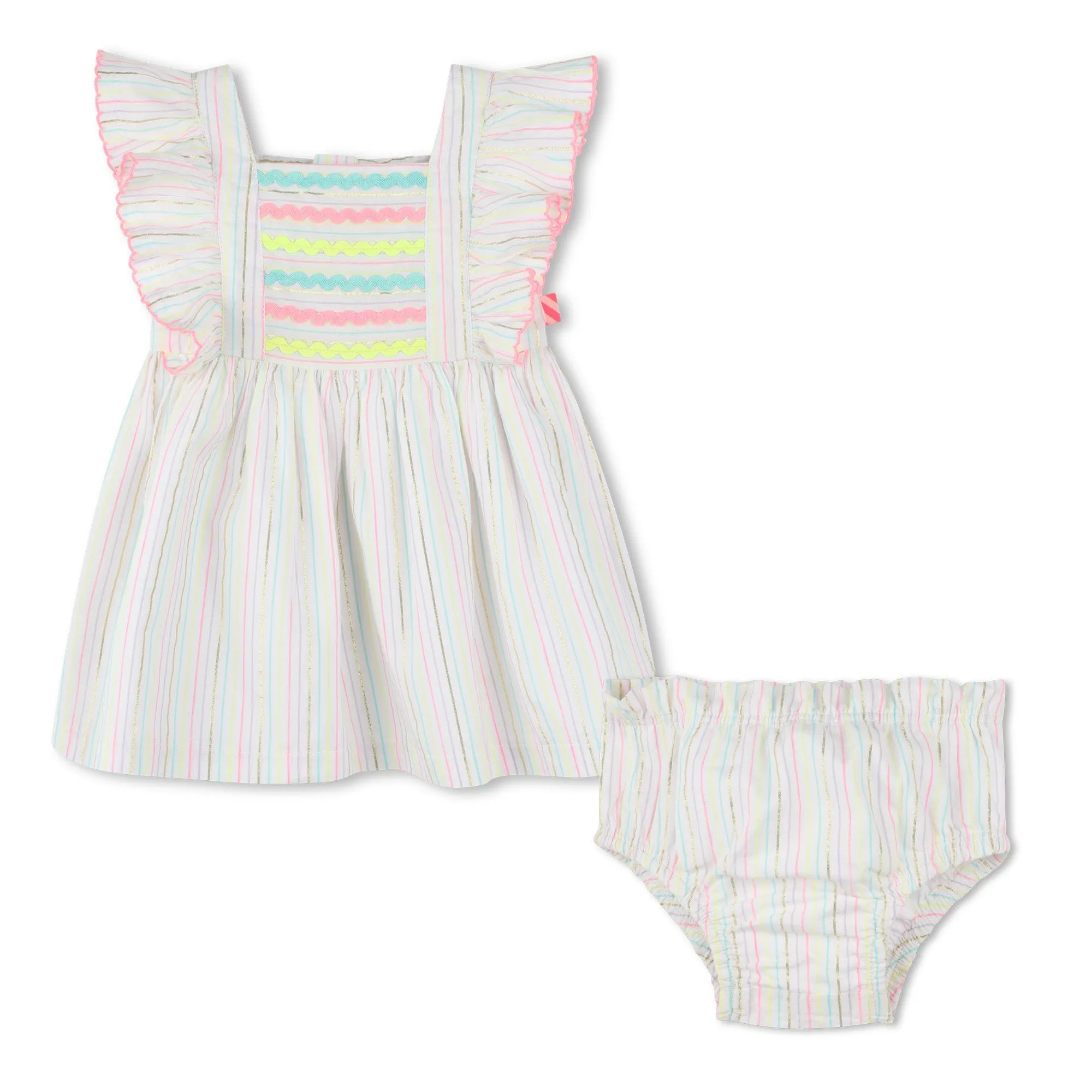 White Baby Dress & Knickers Set