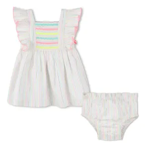 White Baby Dress & Knickers Set
