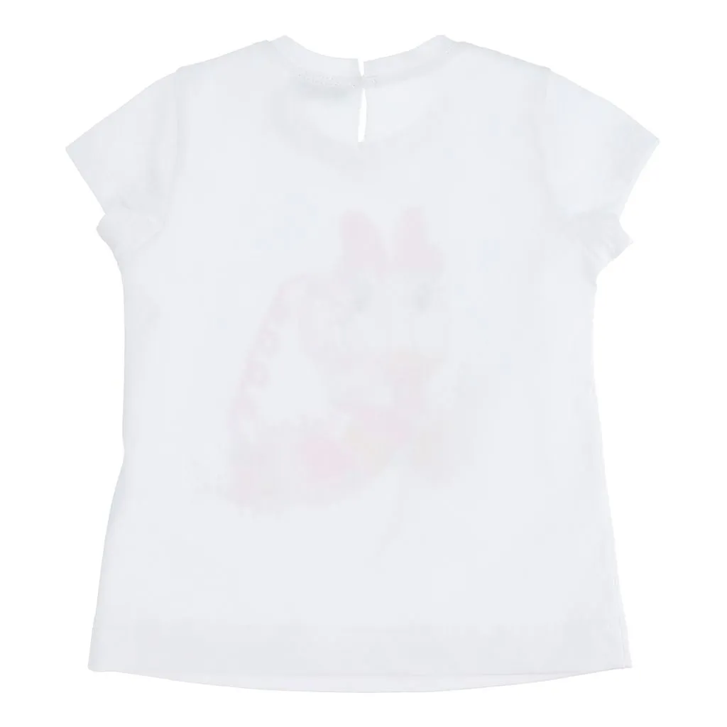 White Daisy Duck T-shirt