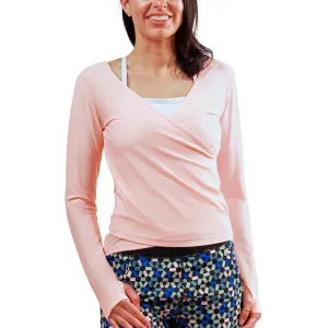 Women's Long Sleeve Reverse Neck Sun & Swim Shirt