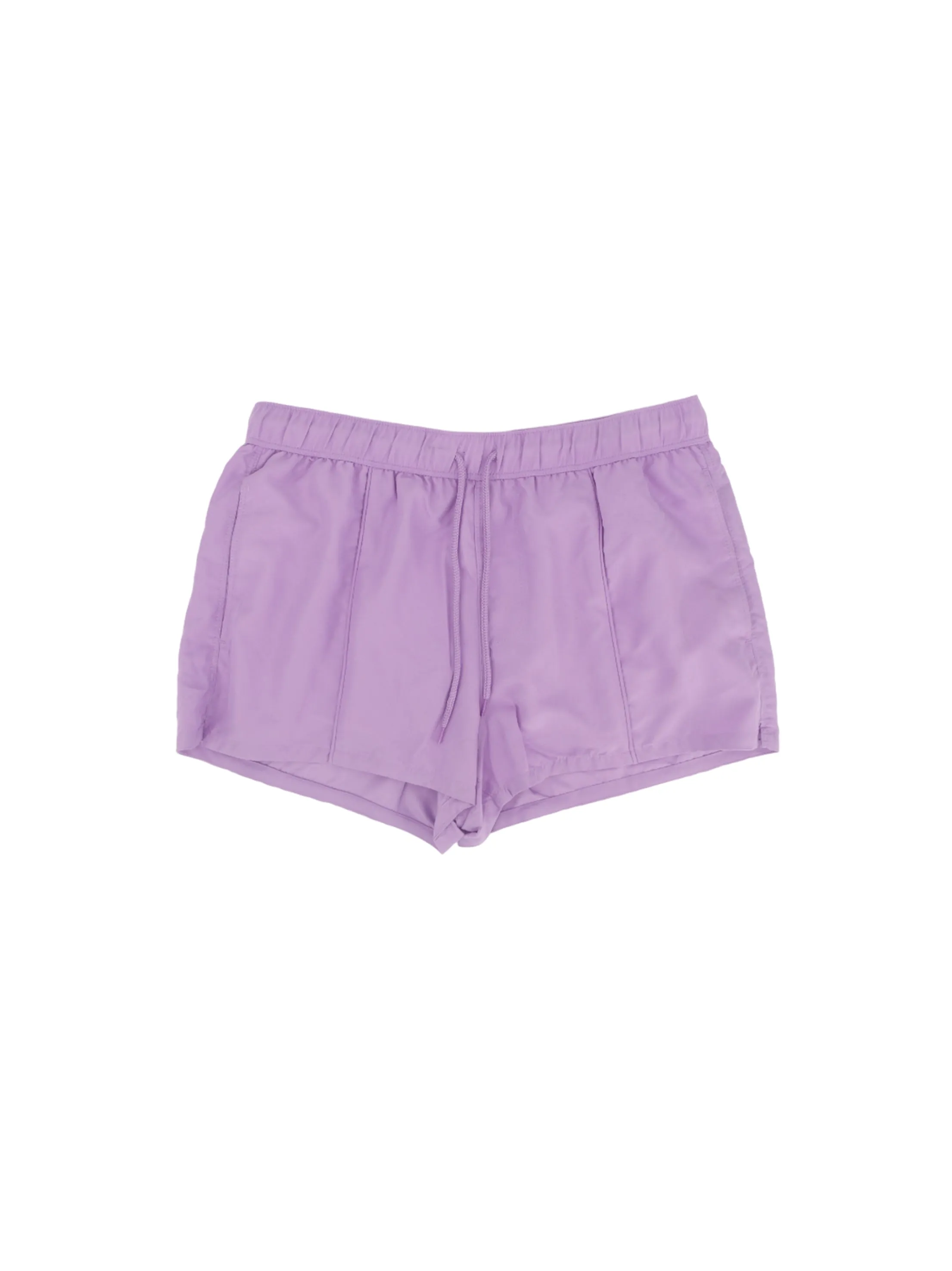 Women's Plain Solid Swim Short,Purple