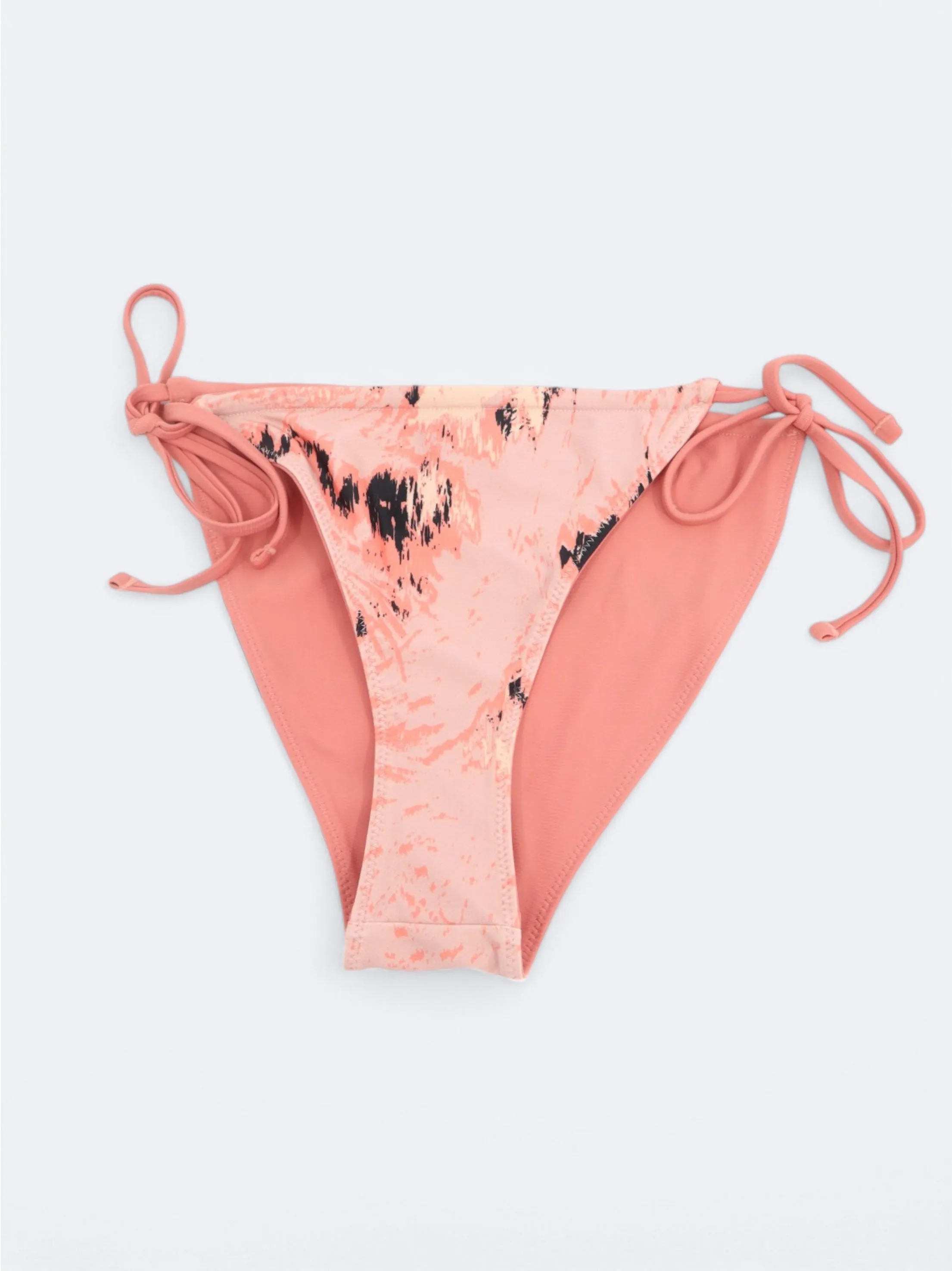 Women's Side-Tie Printed Swim Bottom,Nude