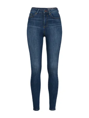 Women's Washed Skinny Jeans,Blue